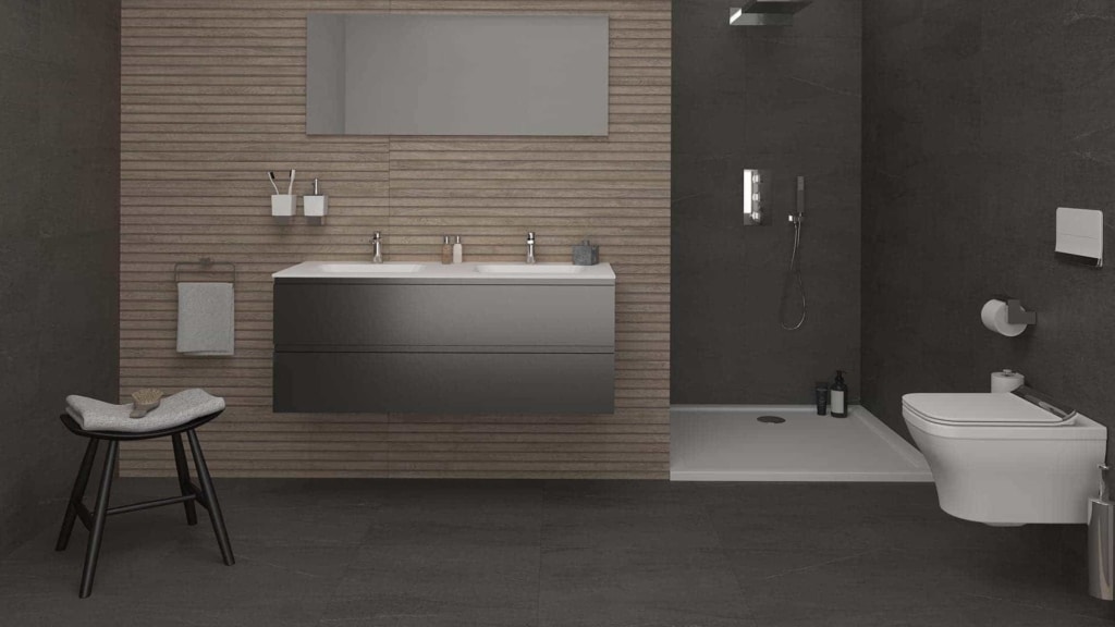 Porcelanosa feature wall tile